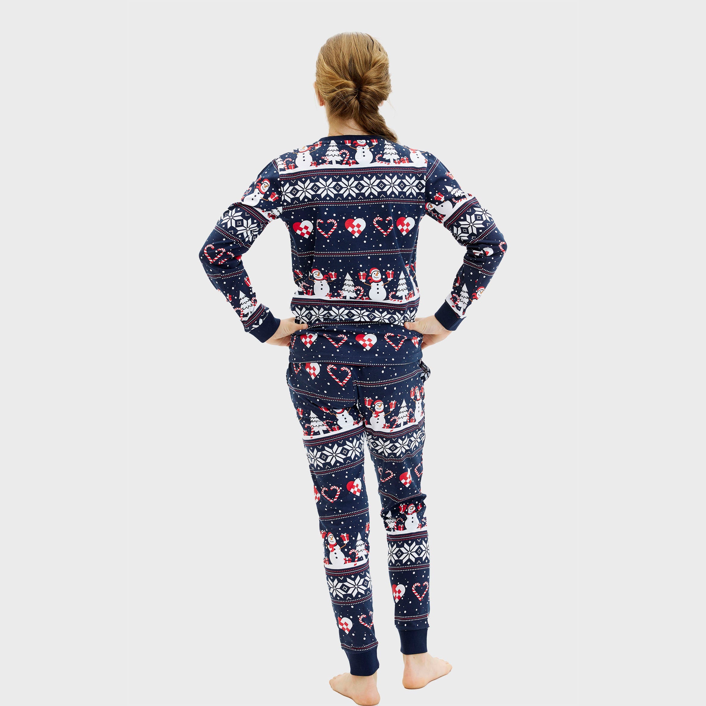 Christmas heart christmas pyjamas - child