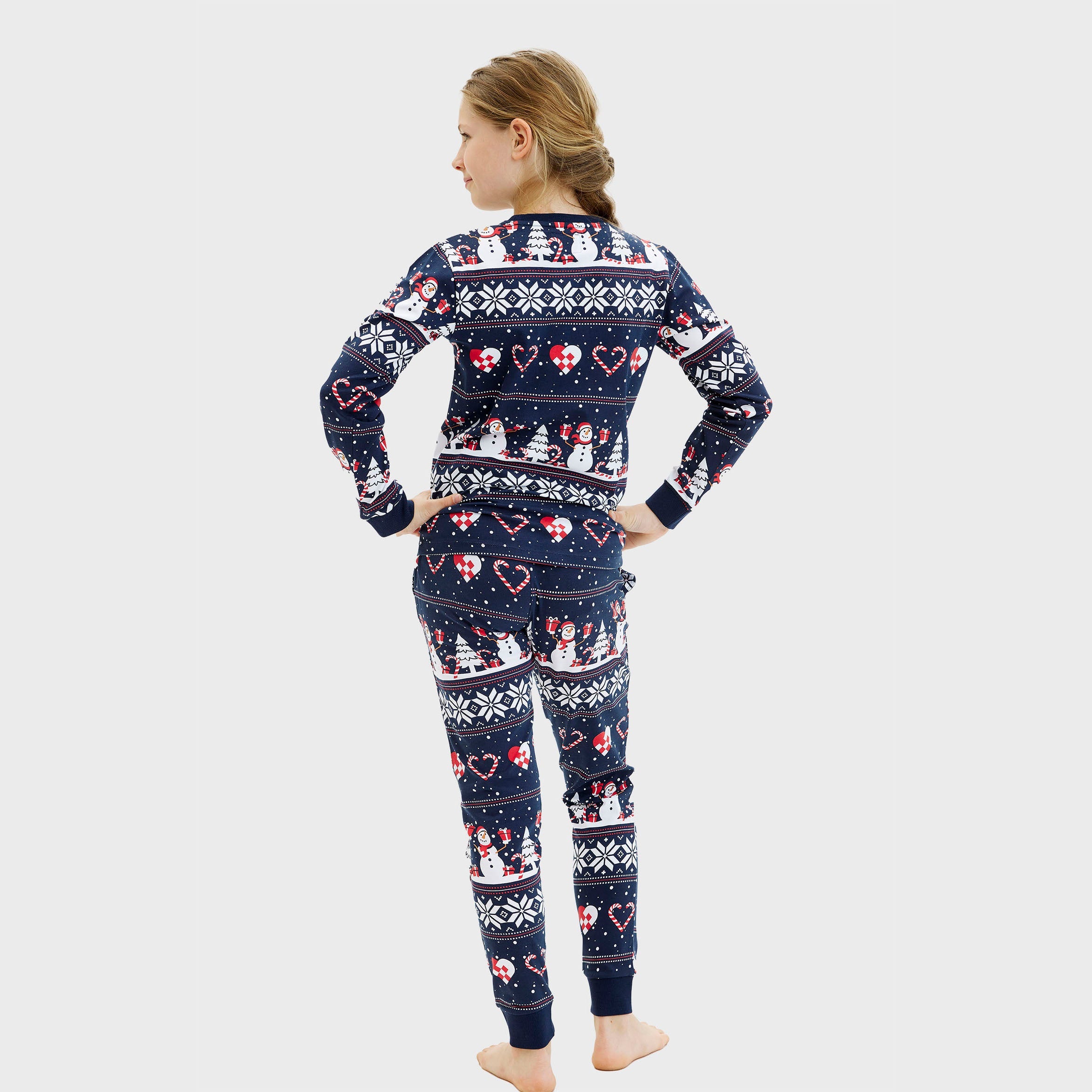Christmas heart christmas pyjamas - child