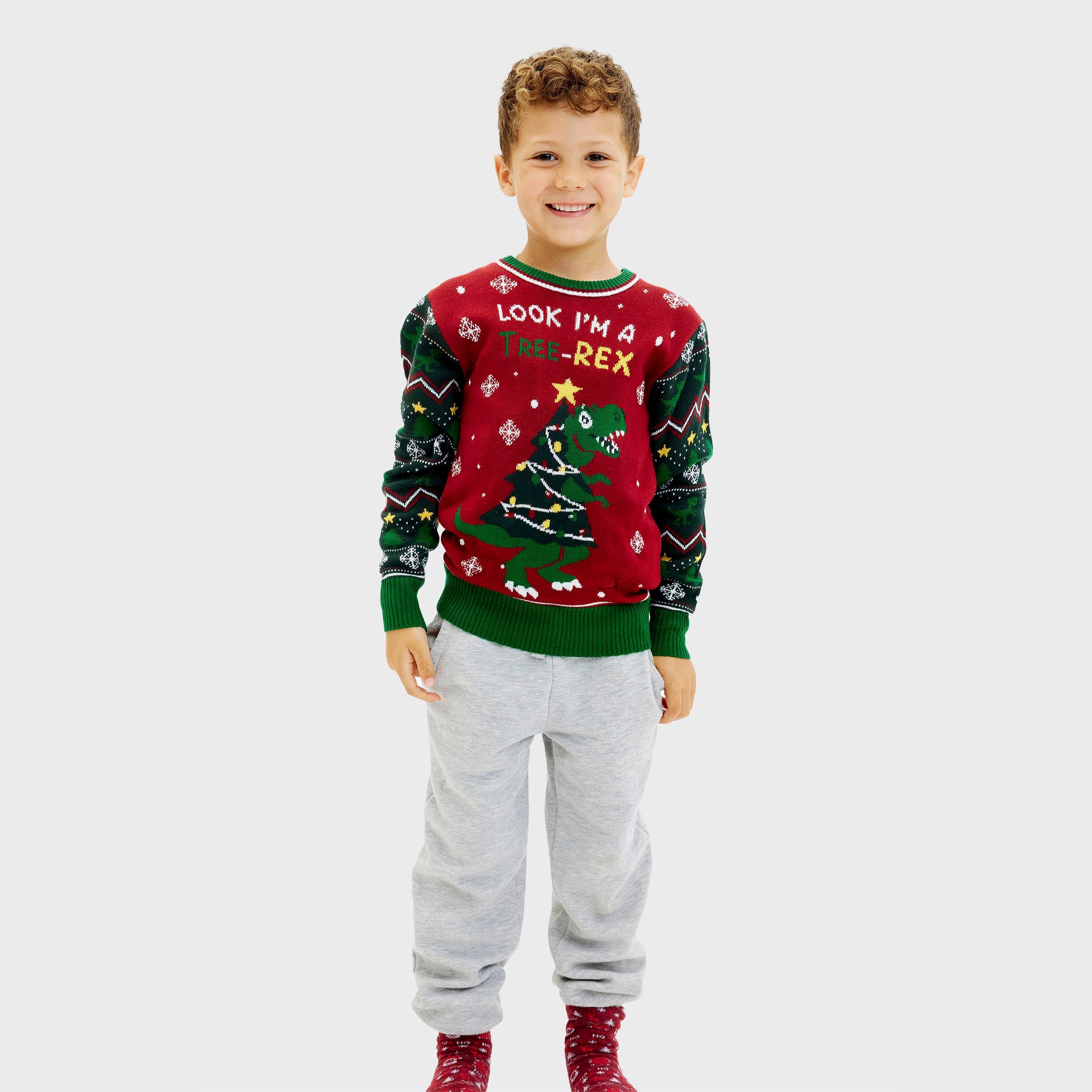 The Tree-REX christmas sweater - child