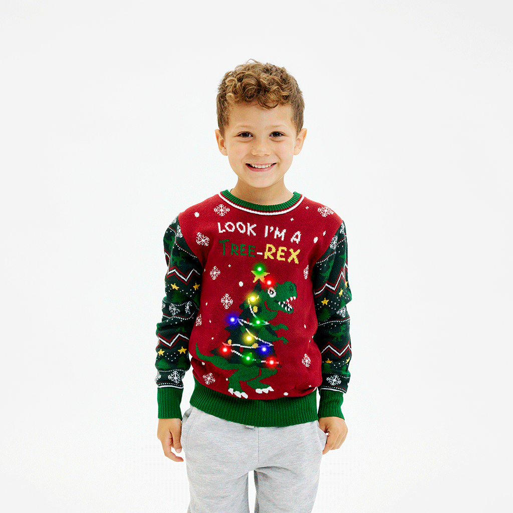 The Tree-REX christmas sweater - child