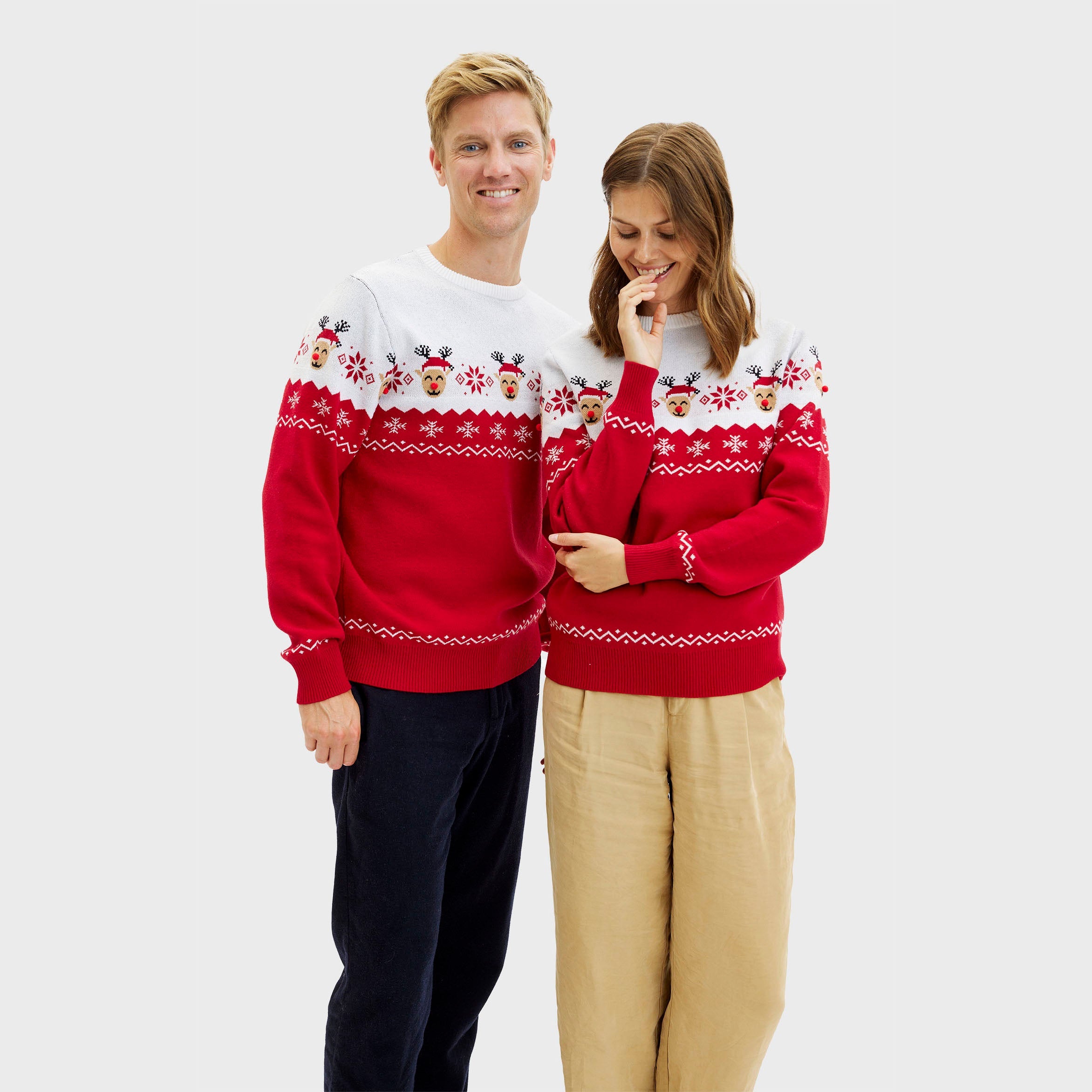 De schattige kersttrui – Heren