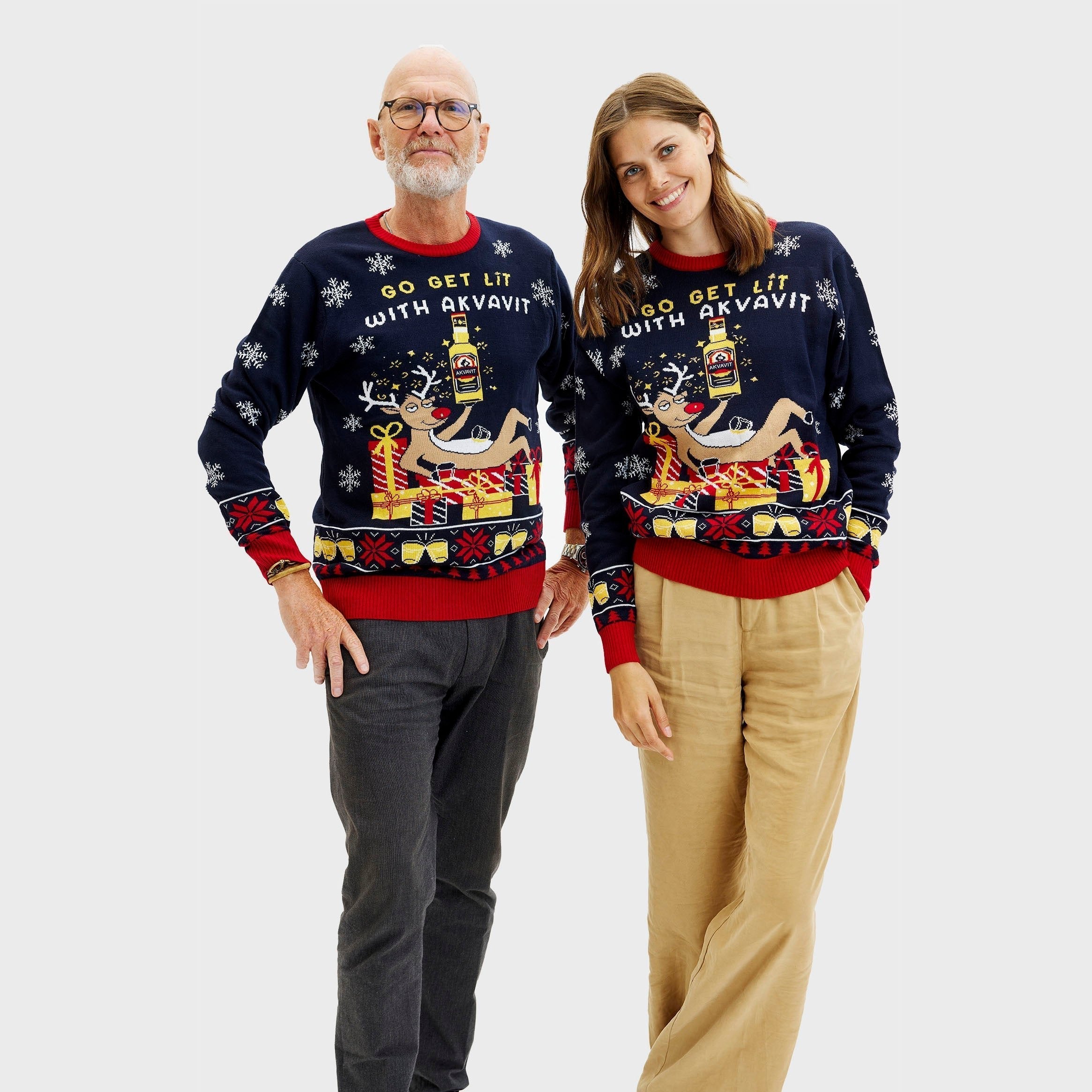 Akvavit Christmas Sweater – Men