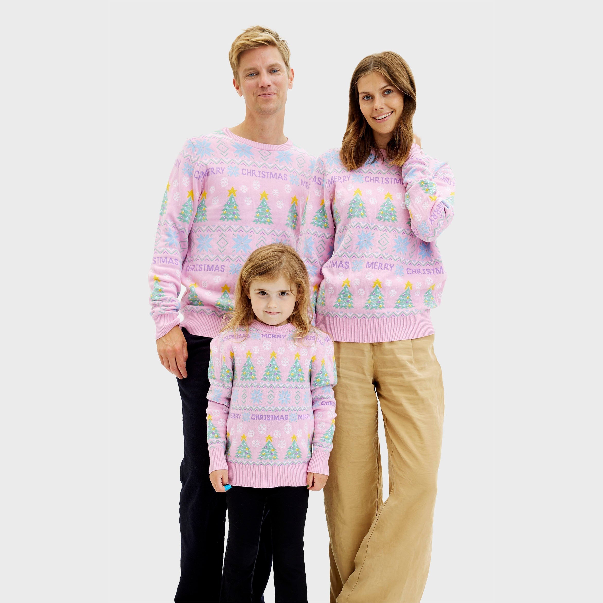 The Pink Christmas Sweater – Men