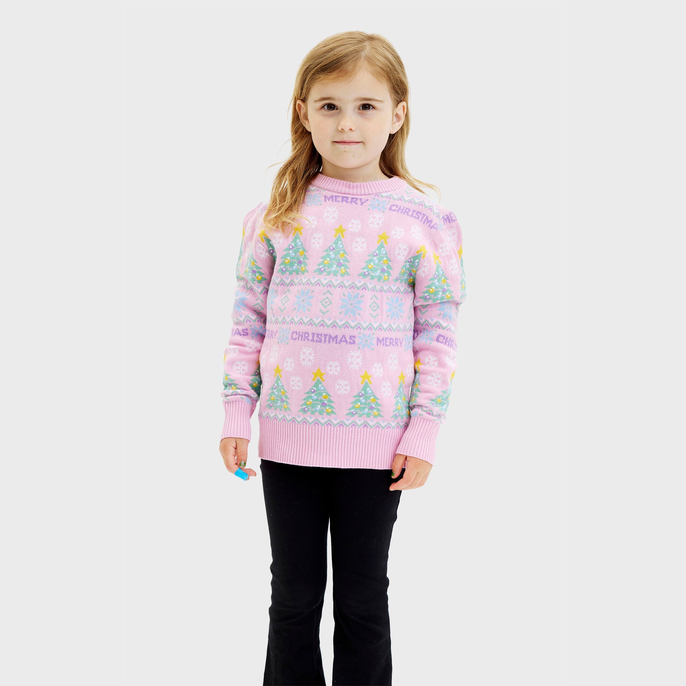 The pink christmas sweater - child