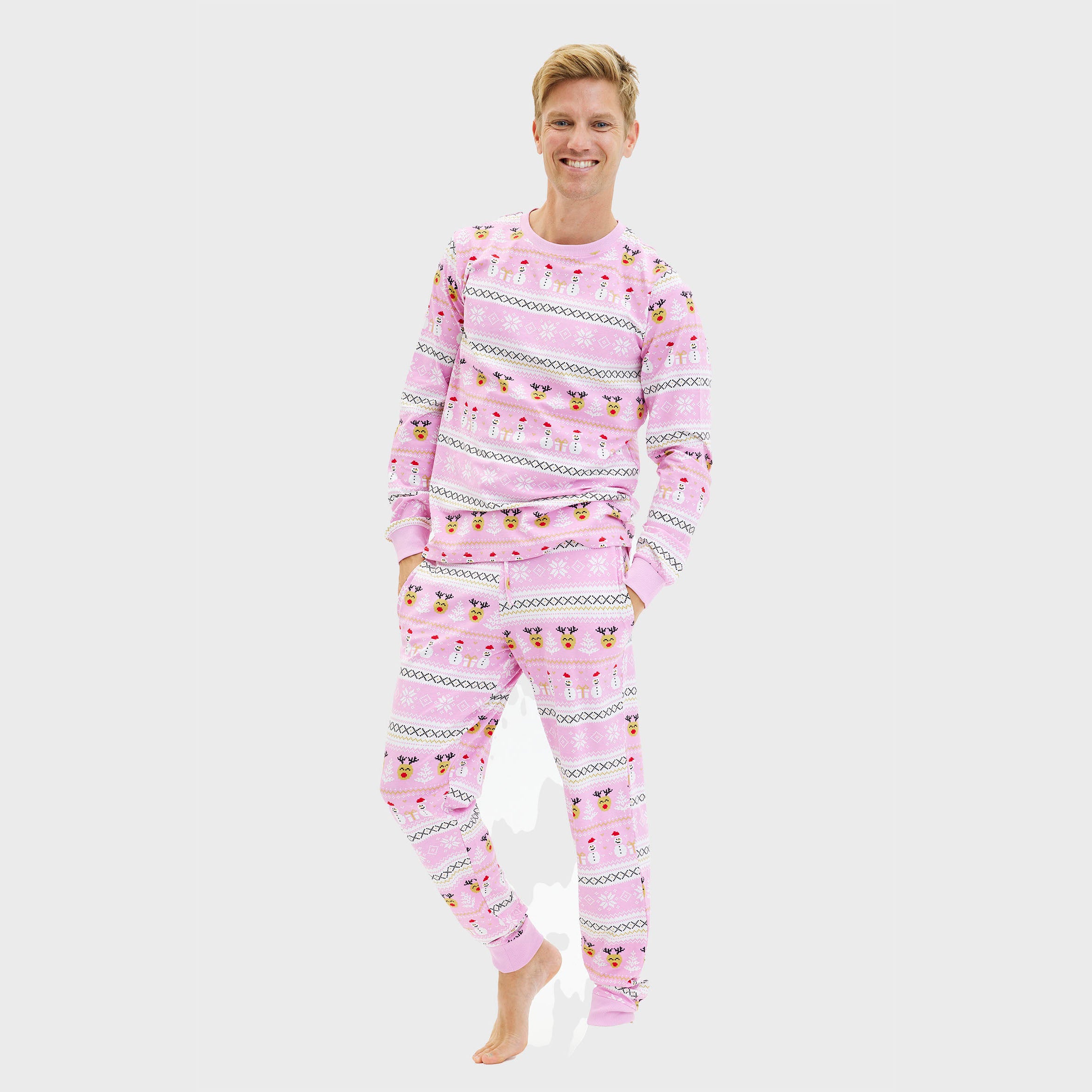 The reinstyle pyjamas pink - Men