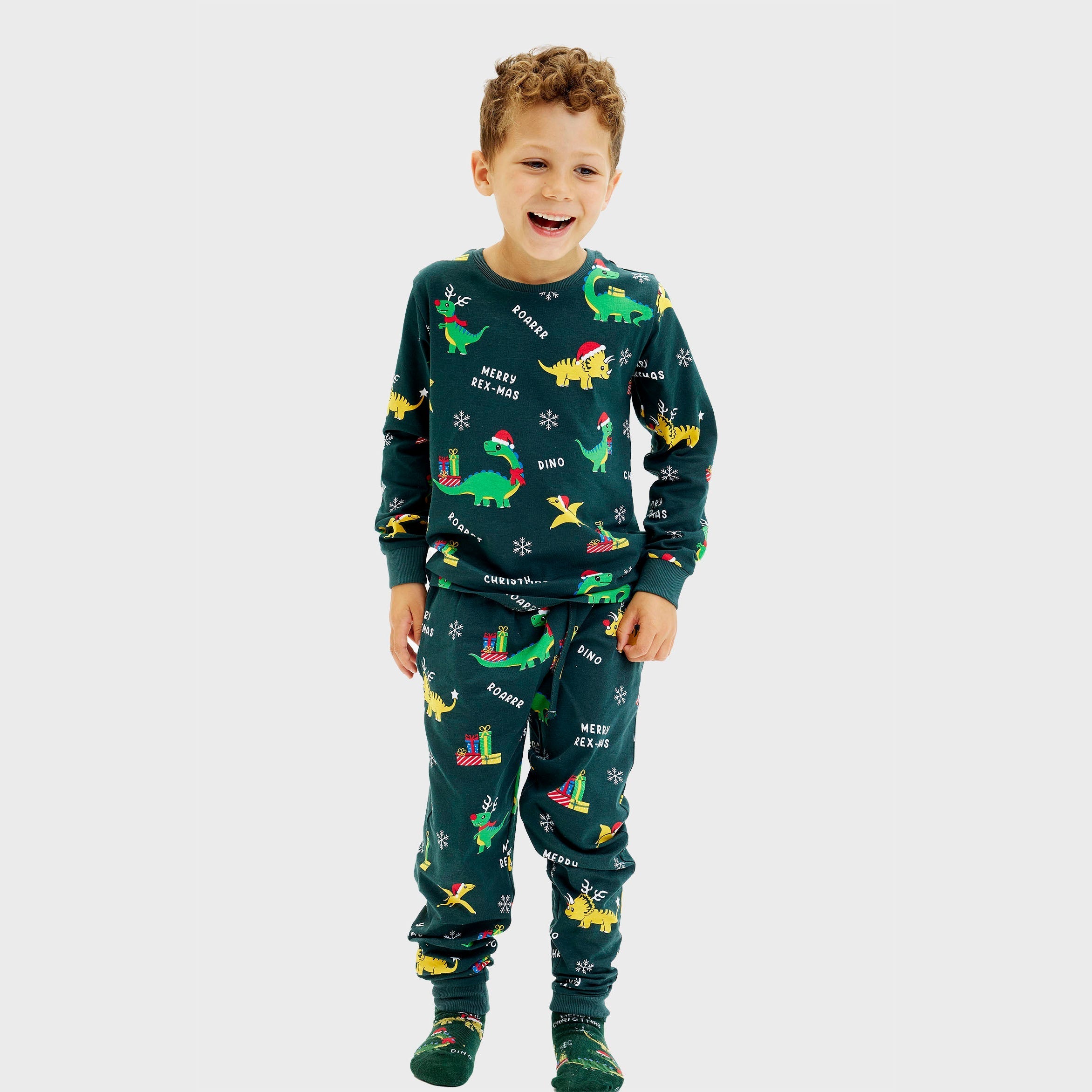 Dino christmas pyjamas - child