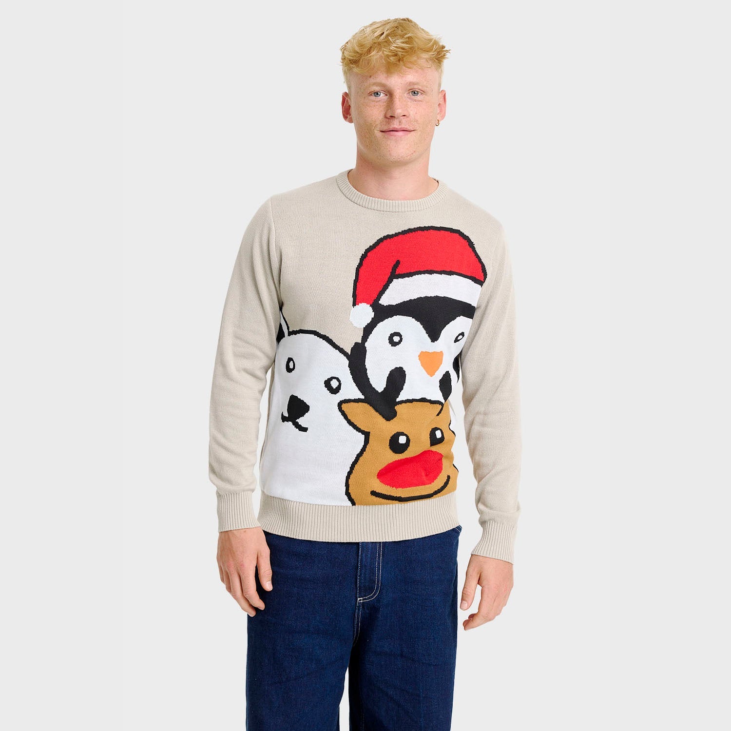 Animal Christmas Sweater – Men