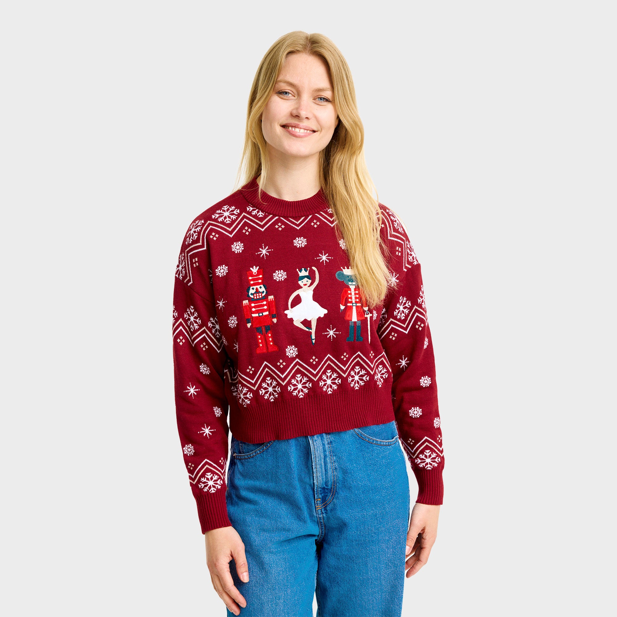 Nutcrackerish Christmas Sweater – Women