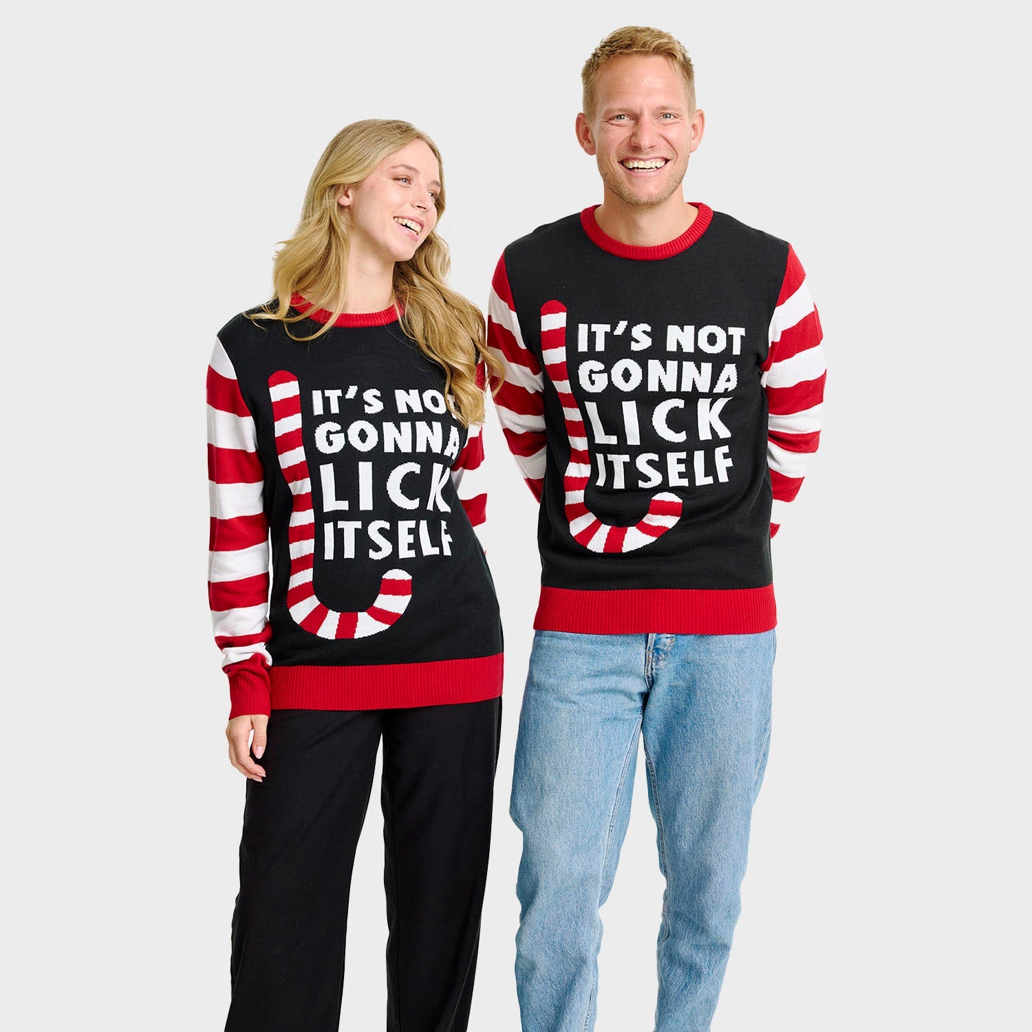 Candy Cane Christmas Sweater – Men
