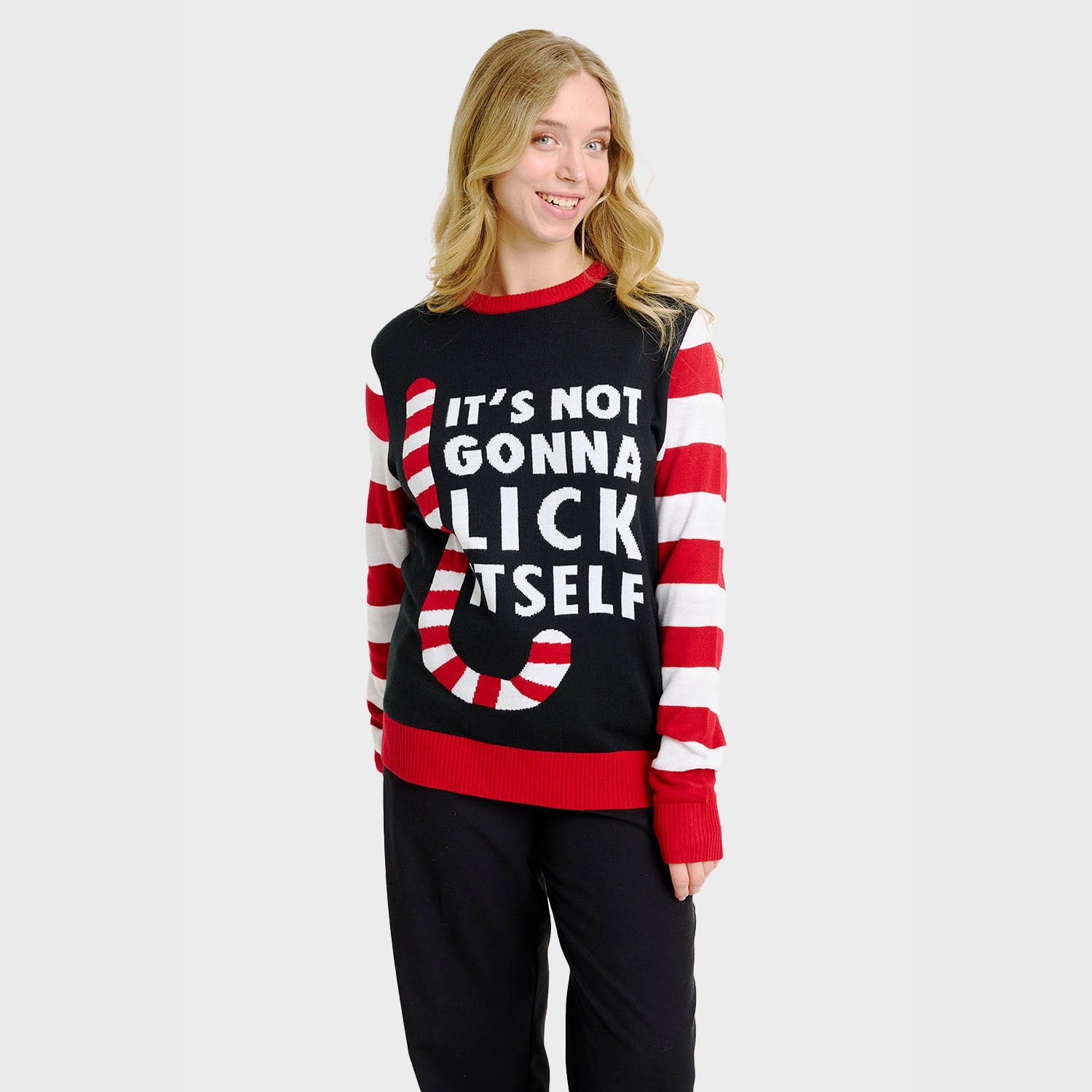 Candy Cane kersttrui – Dames