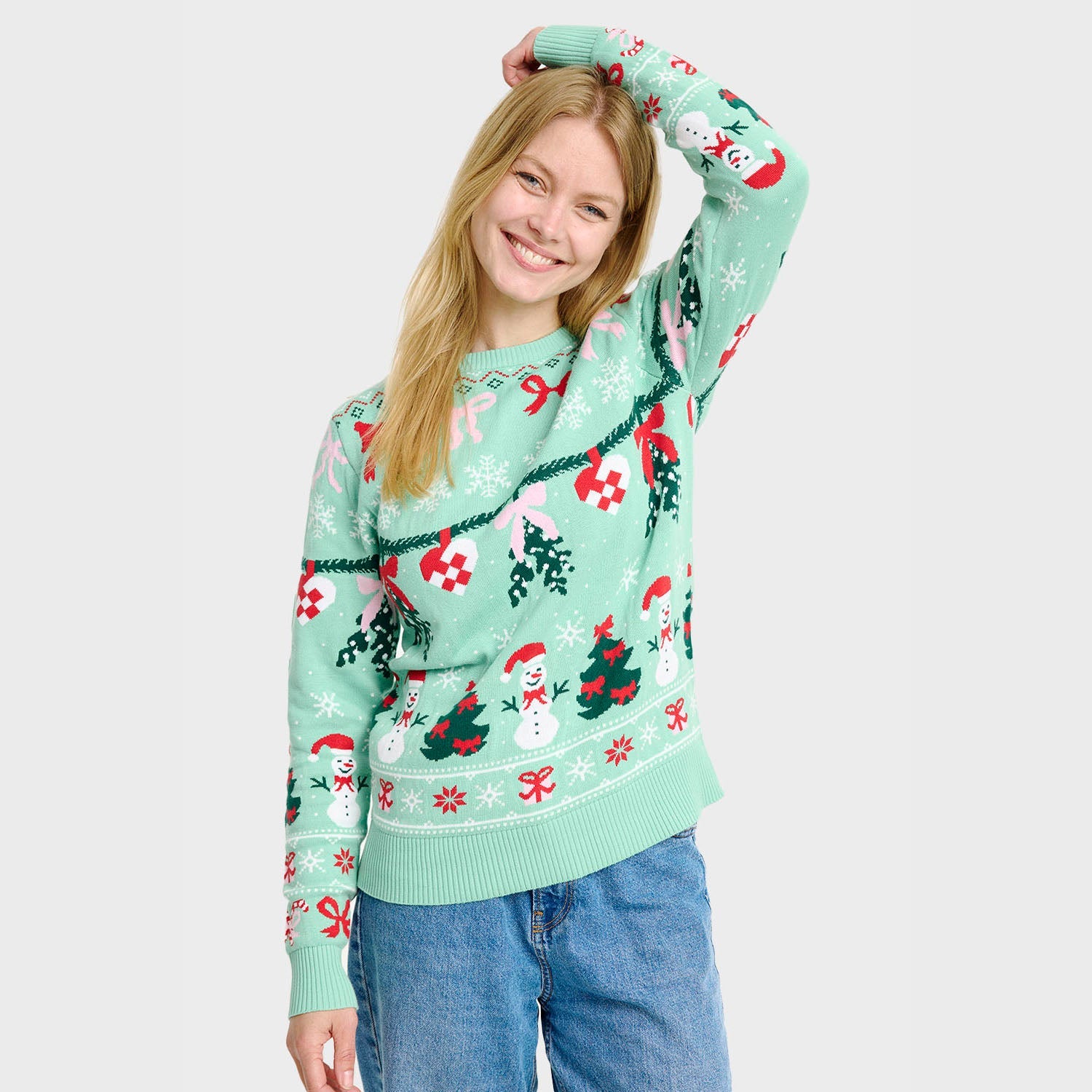 The Bow Christmas Sweater – Women