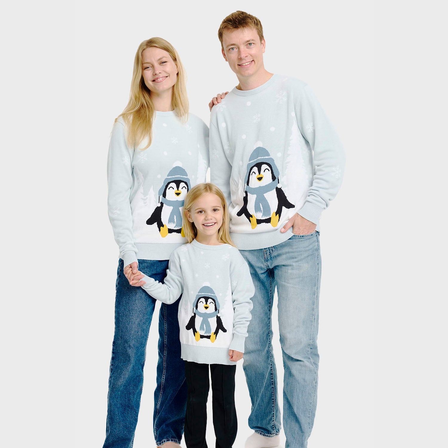 The Lovely Penguin Christmas Sweater – Men