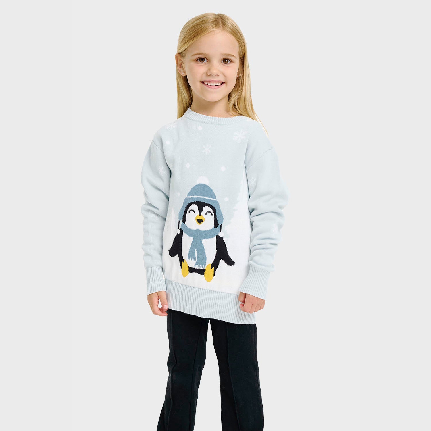 The Lovely Penguin Christmas Sweater – Kids