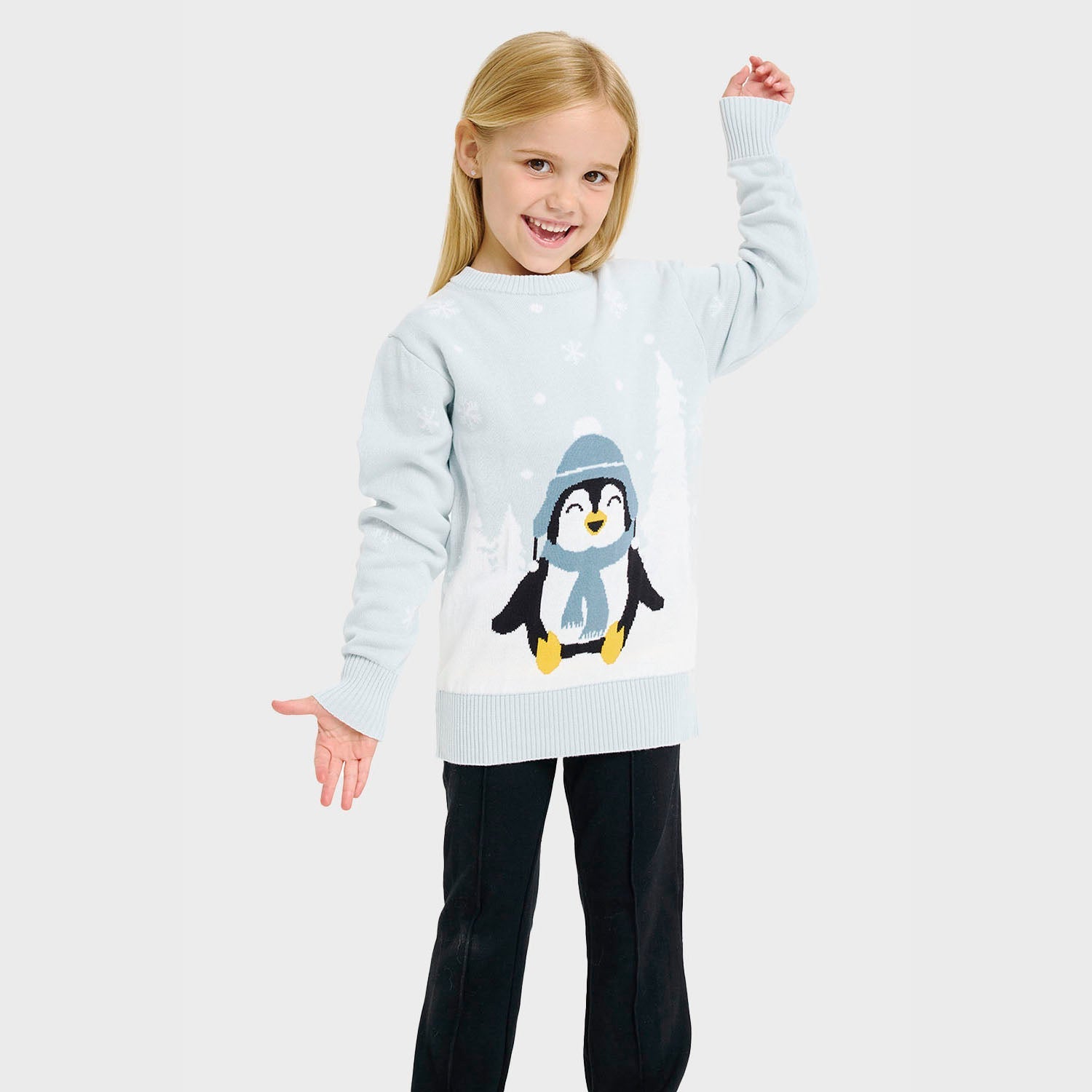 The Lovely Penguin Christmas Sweater – Kids