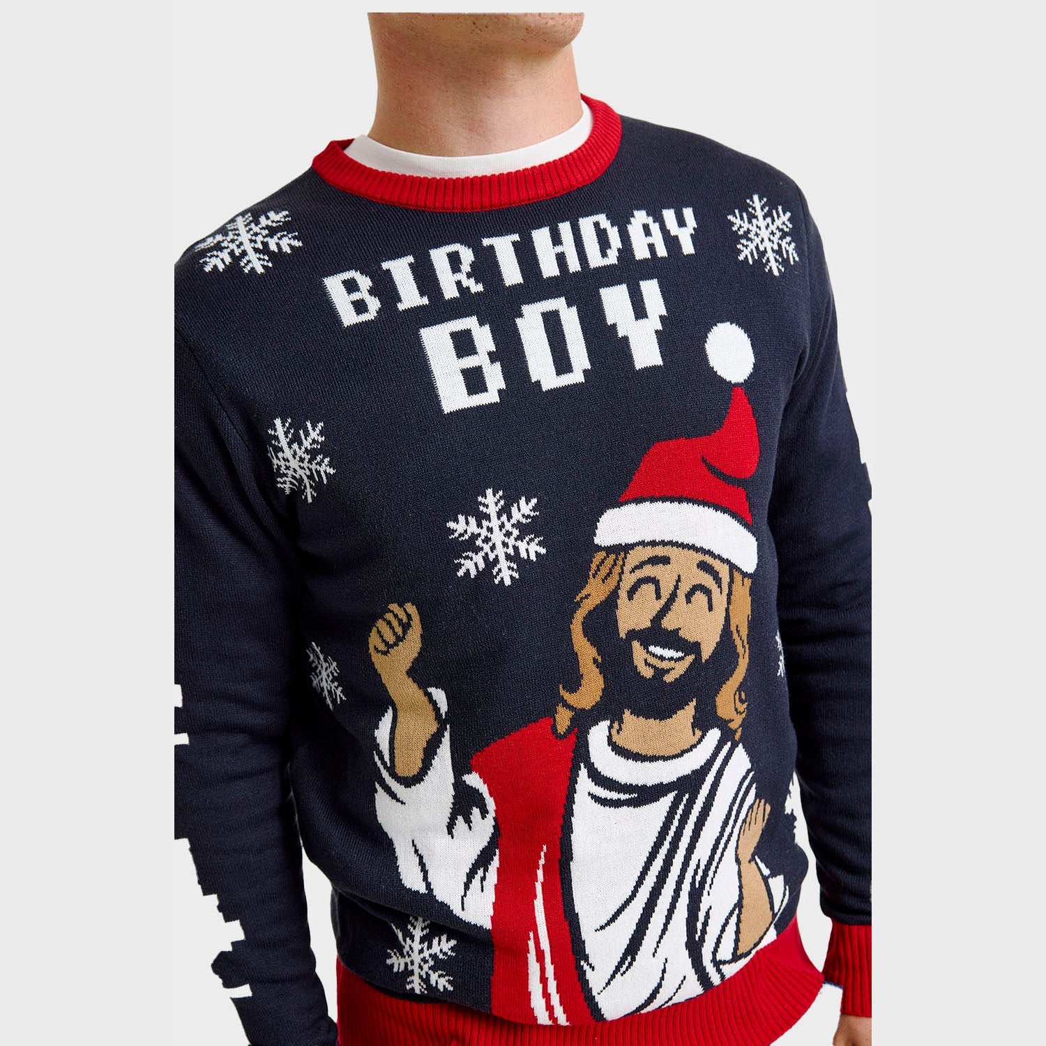 The Birthday Boy kersttrui – Heren