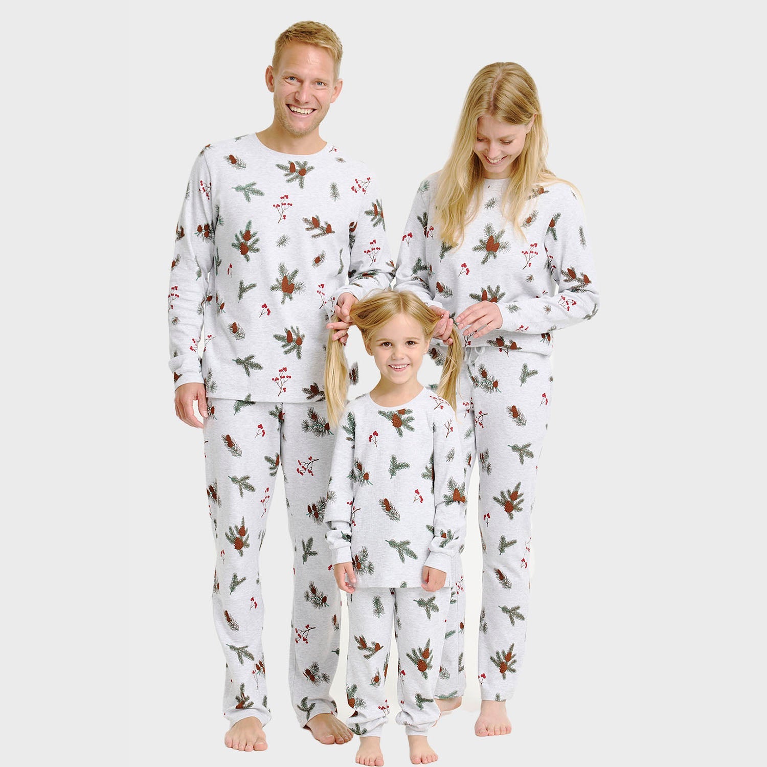 De geribde pyjama – Heren