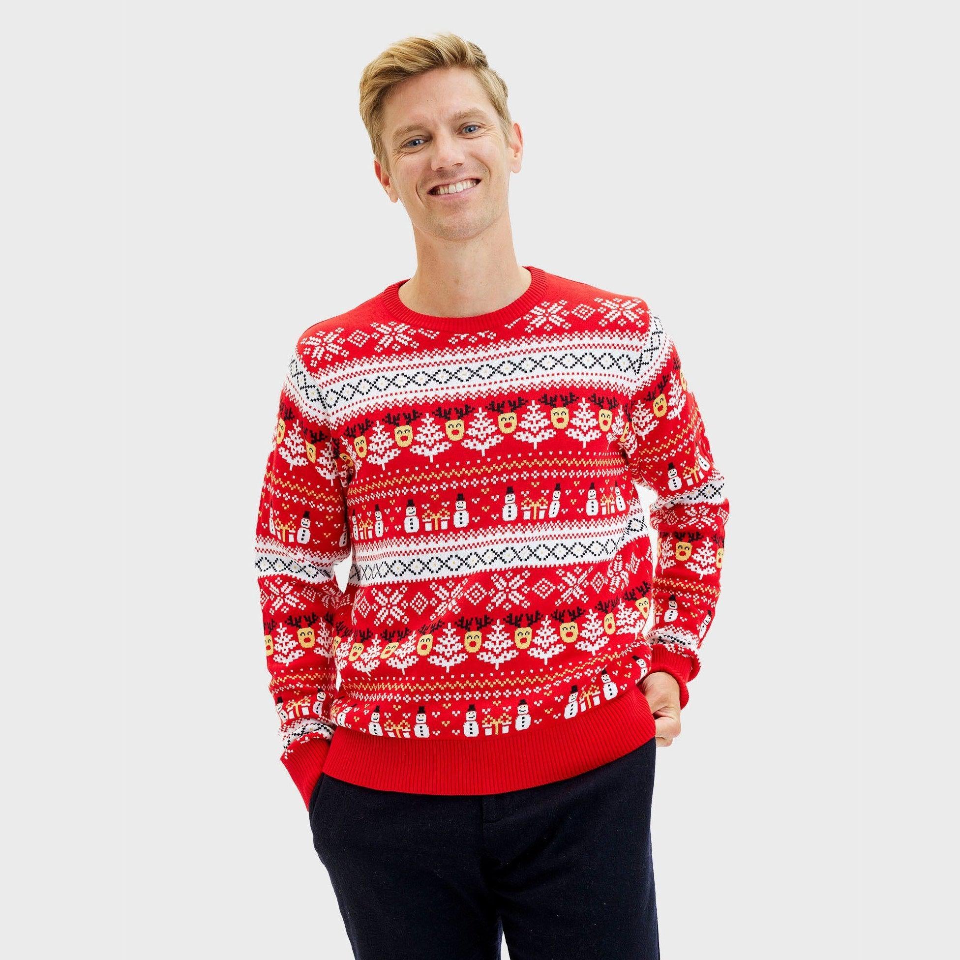 The Reinstyle kersttrui root - Heren.