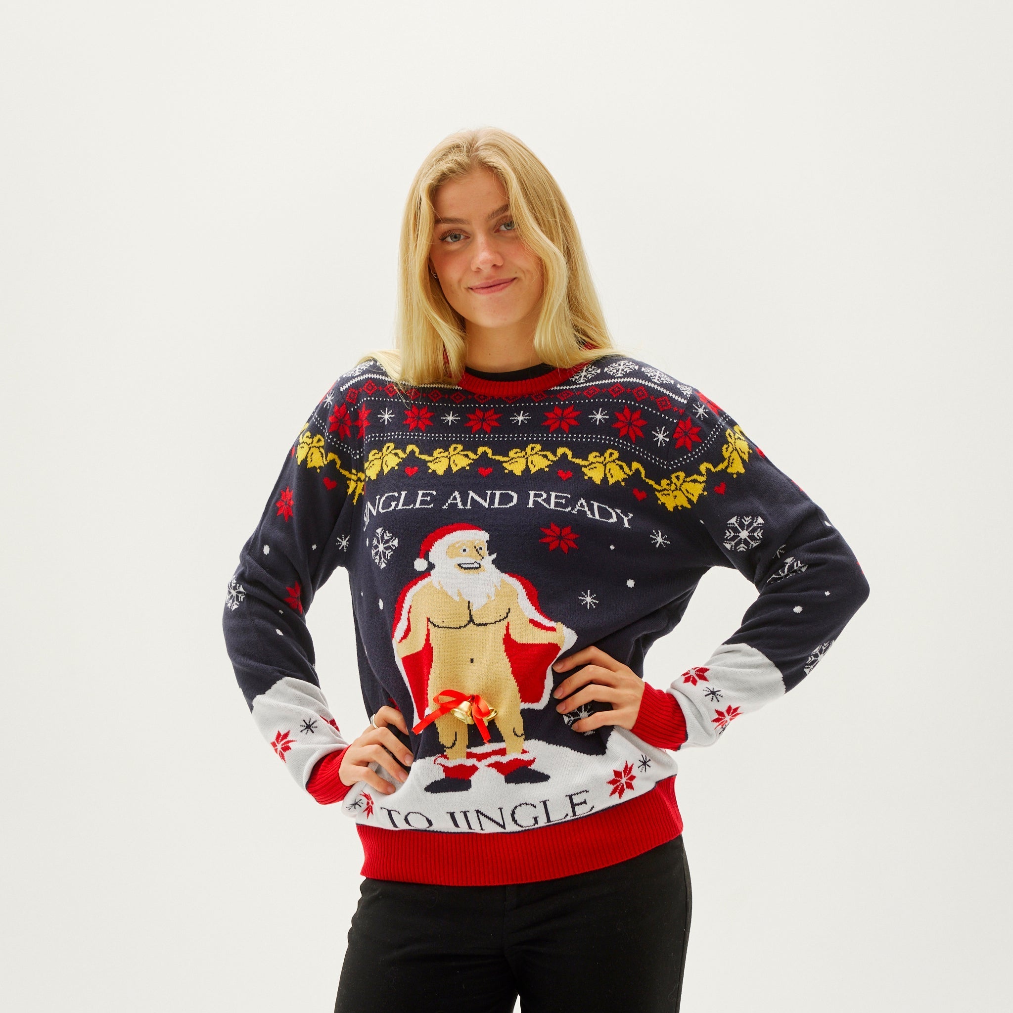 The Single and Ready to Jingle Kersttrui - Dames