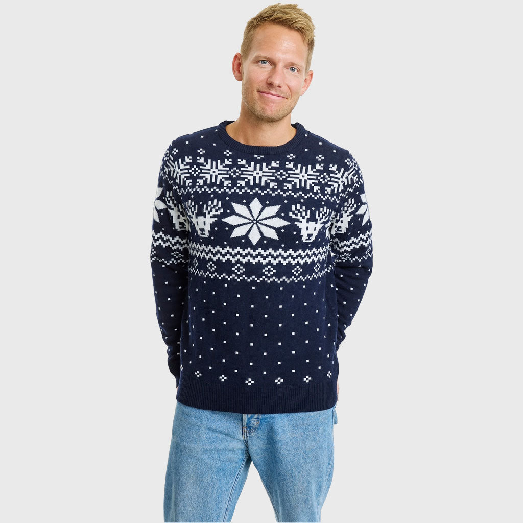 Merino kersttrui – Heren