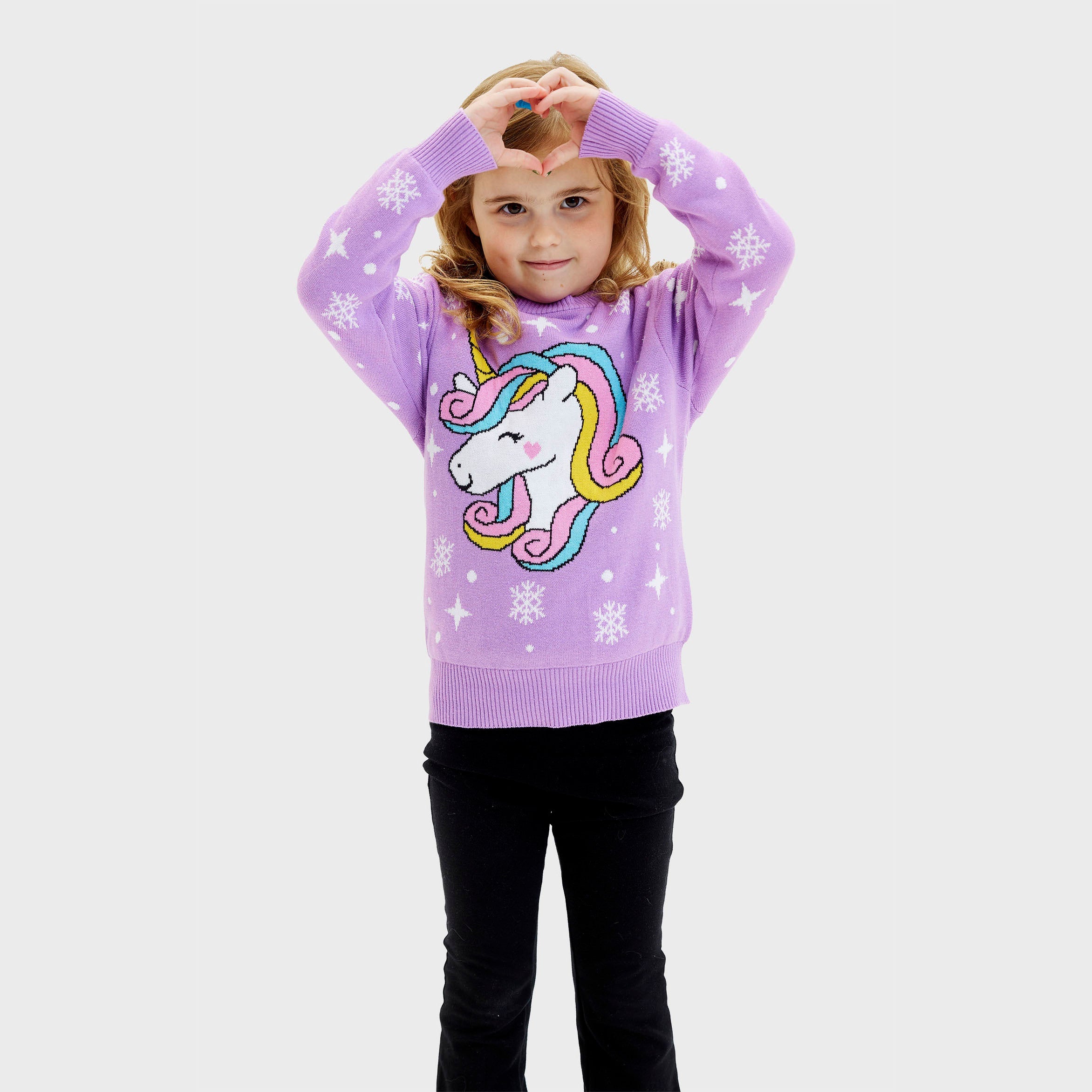 Unicorn Kersttrui - kinderen