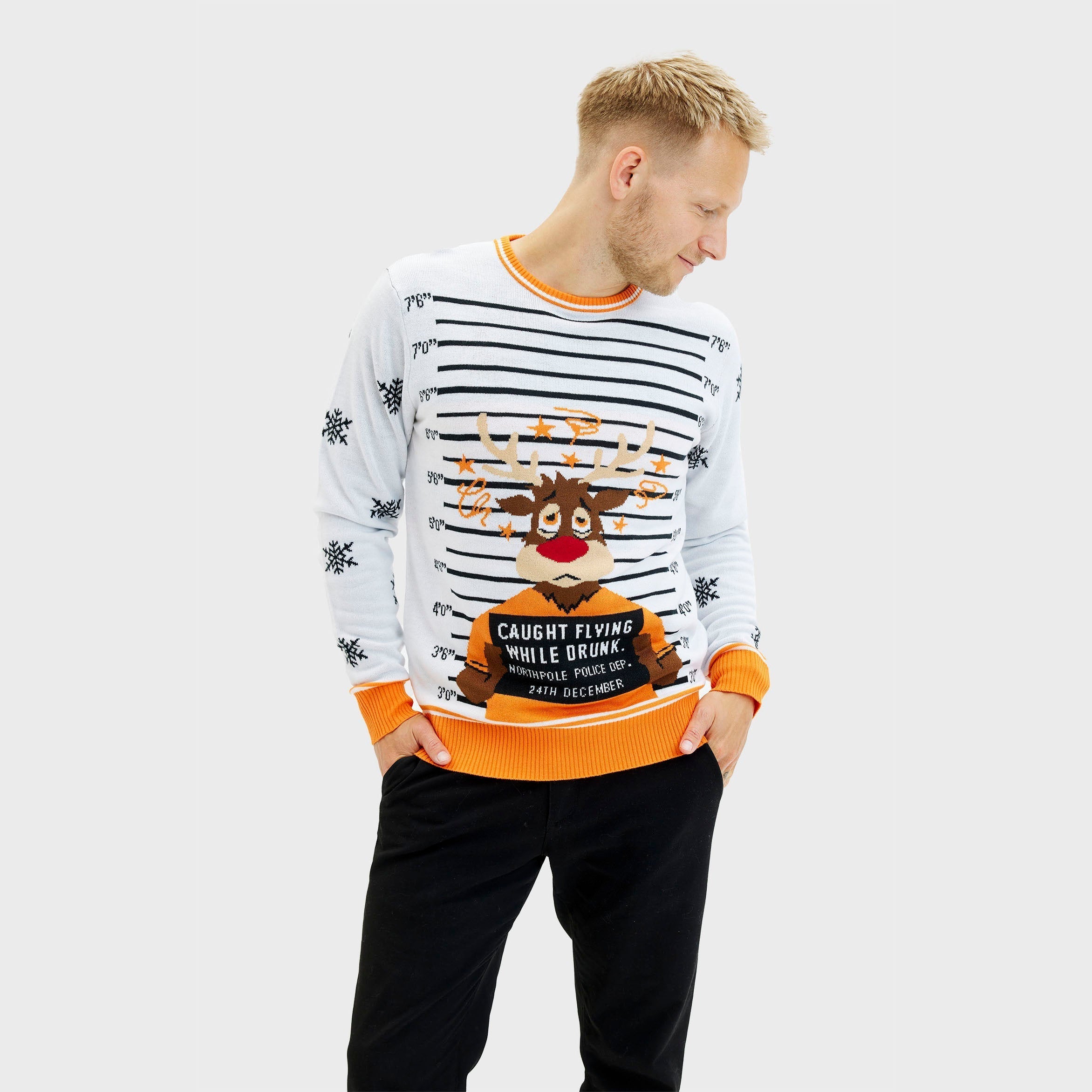 Criminal Rudolph Christmas Sweater – Men