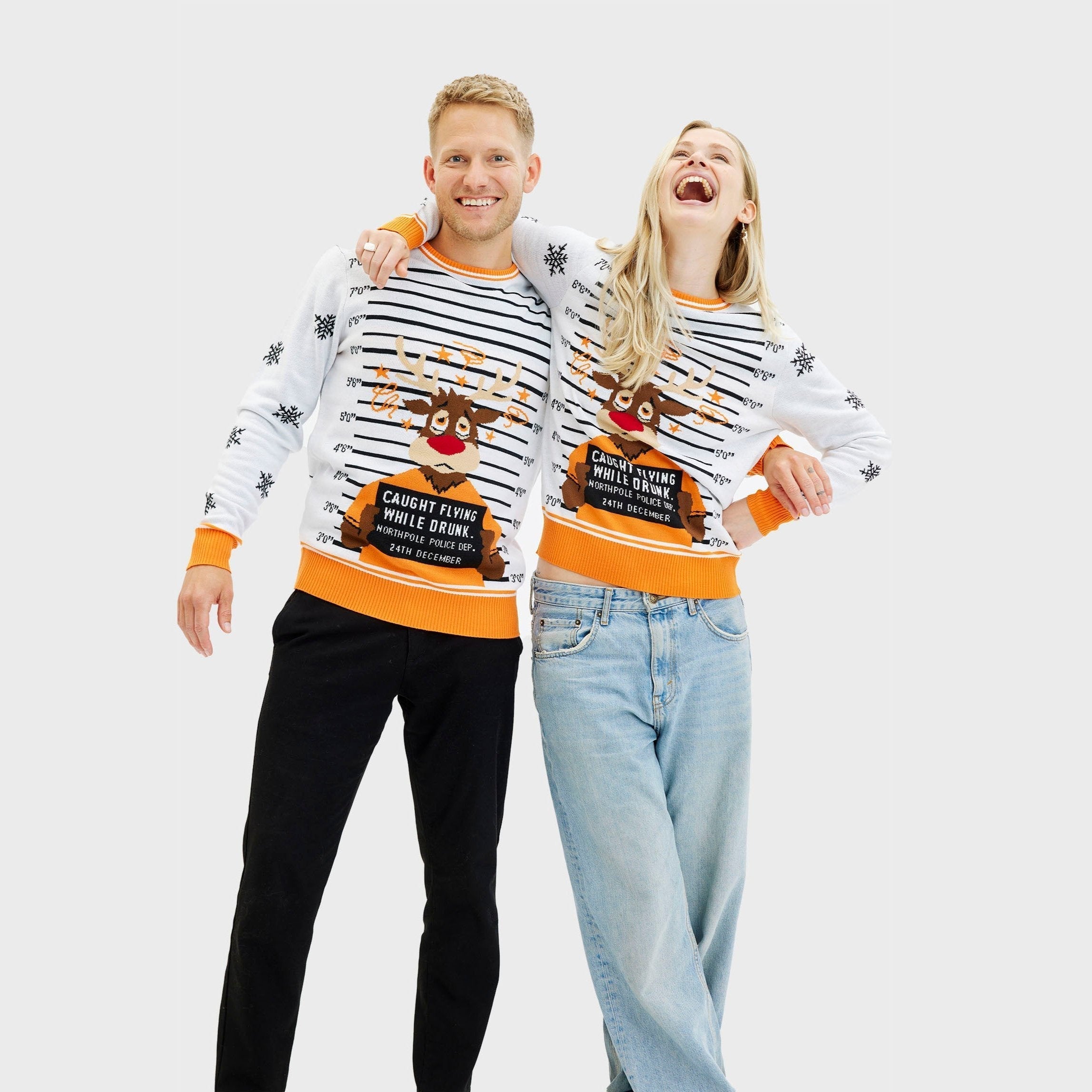 Criminal Rudolph Christmas Sweater – Women
