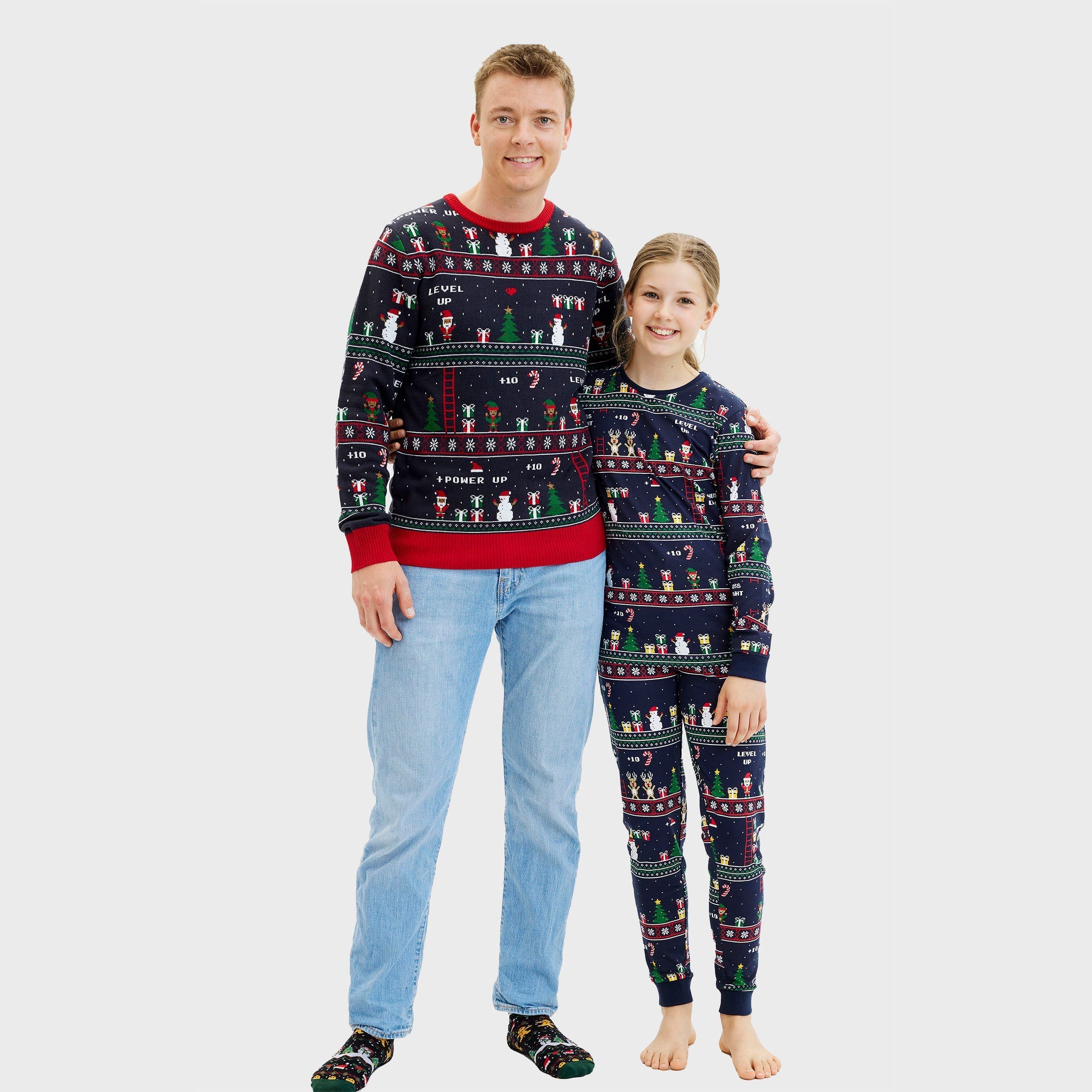 Vintage Gamer Christmas Pyjamas – Men