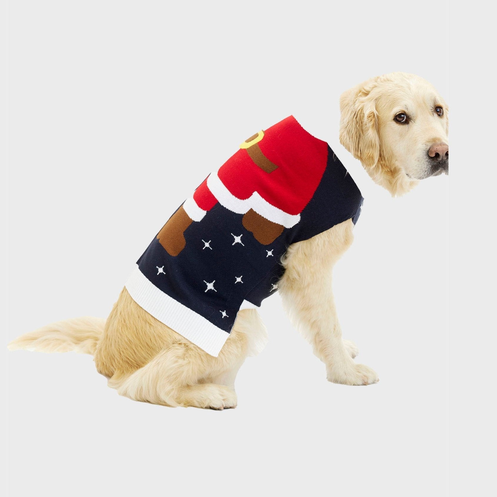 Kersttrui van Santa's Little Helper Dog