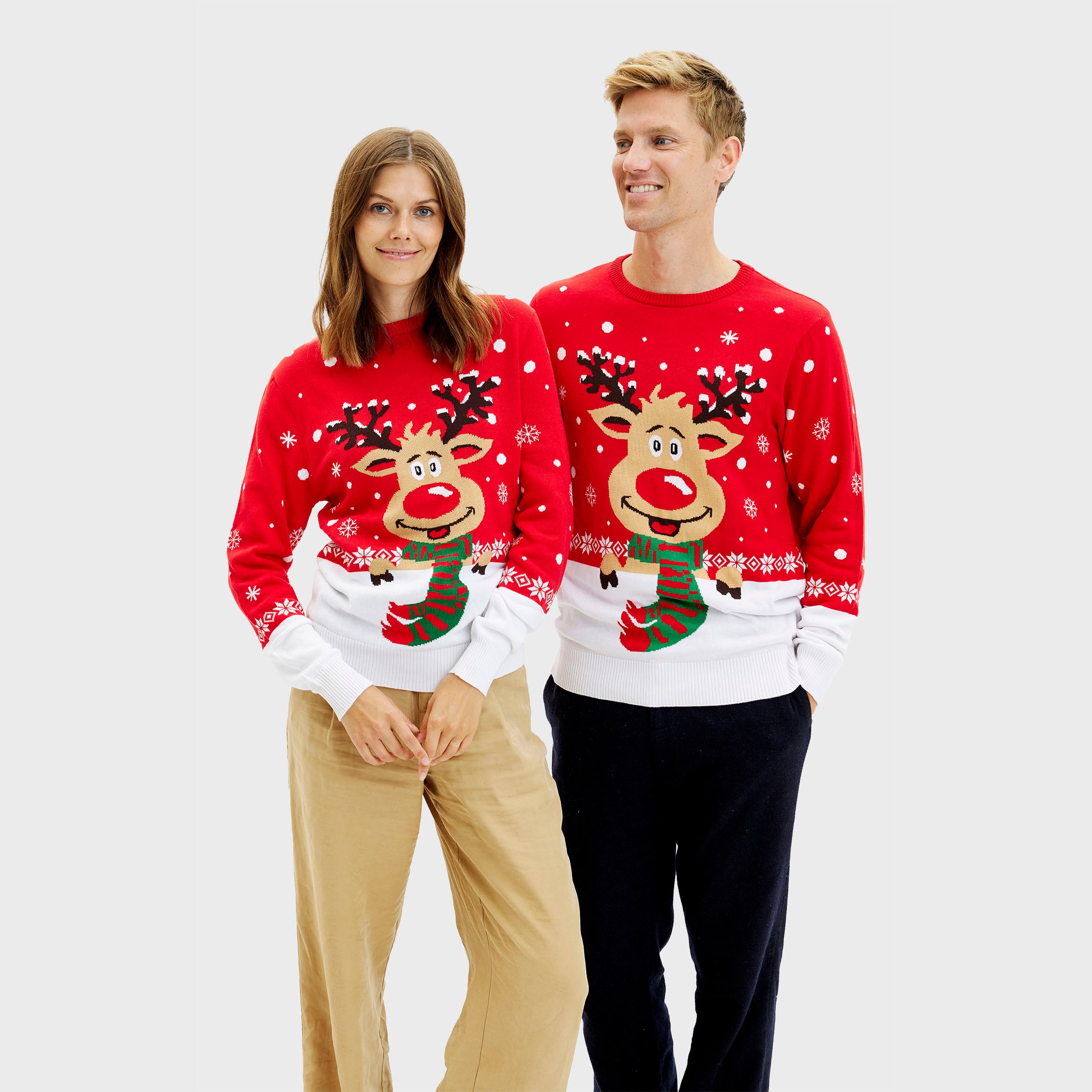 Rudolfs Kersttrui Rood -  Heren