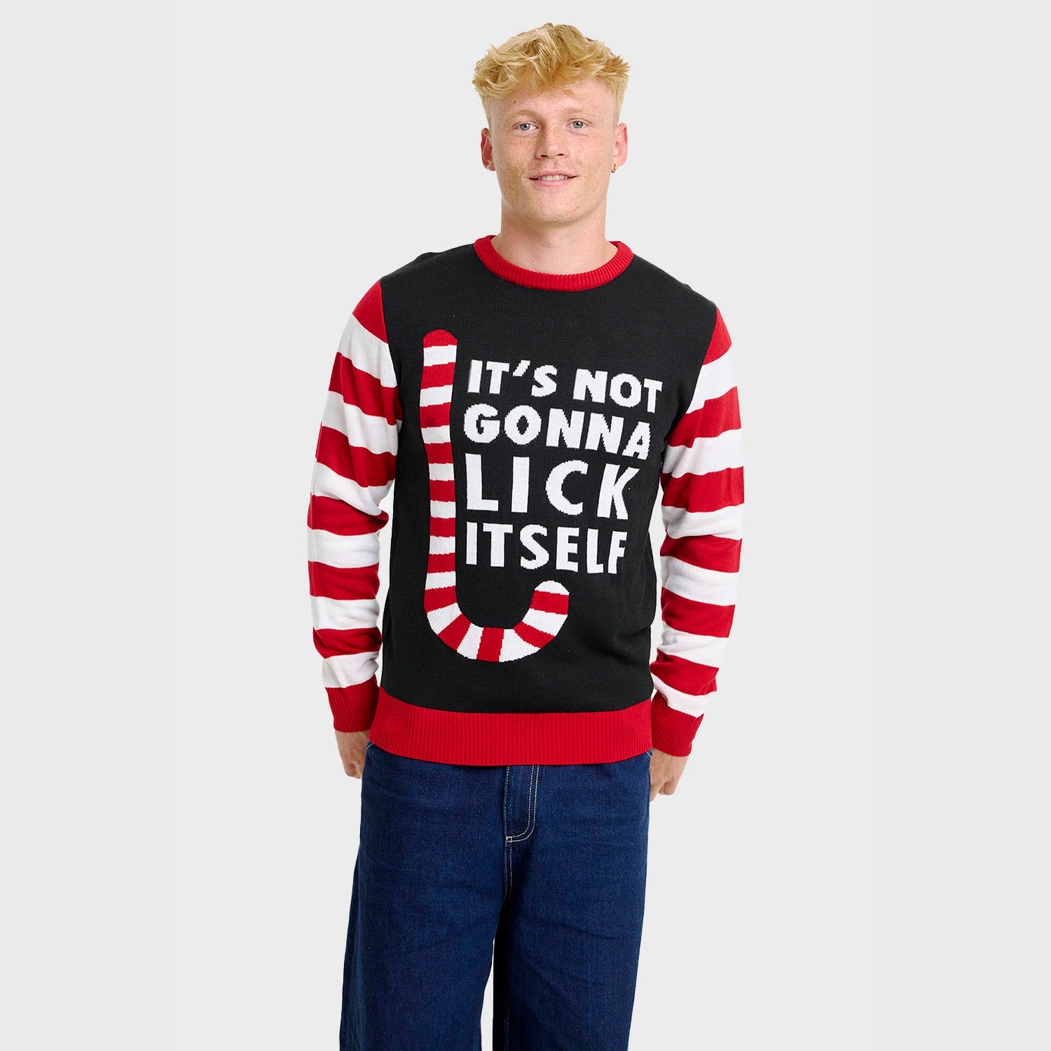Candy Cane kersttrui – Heren