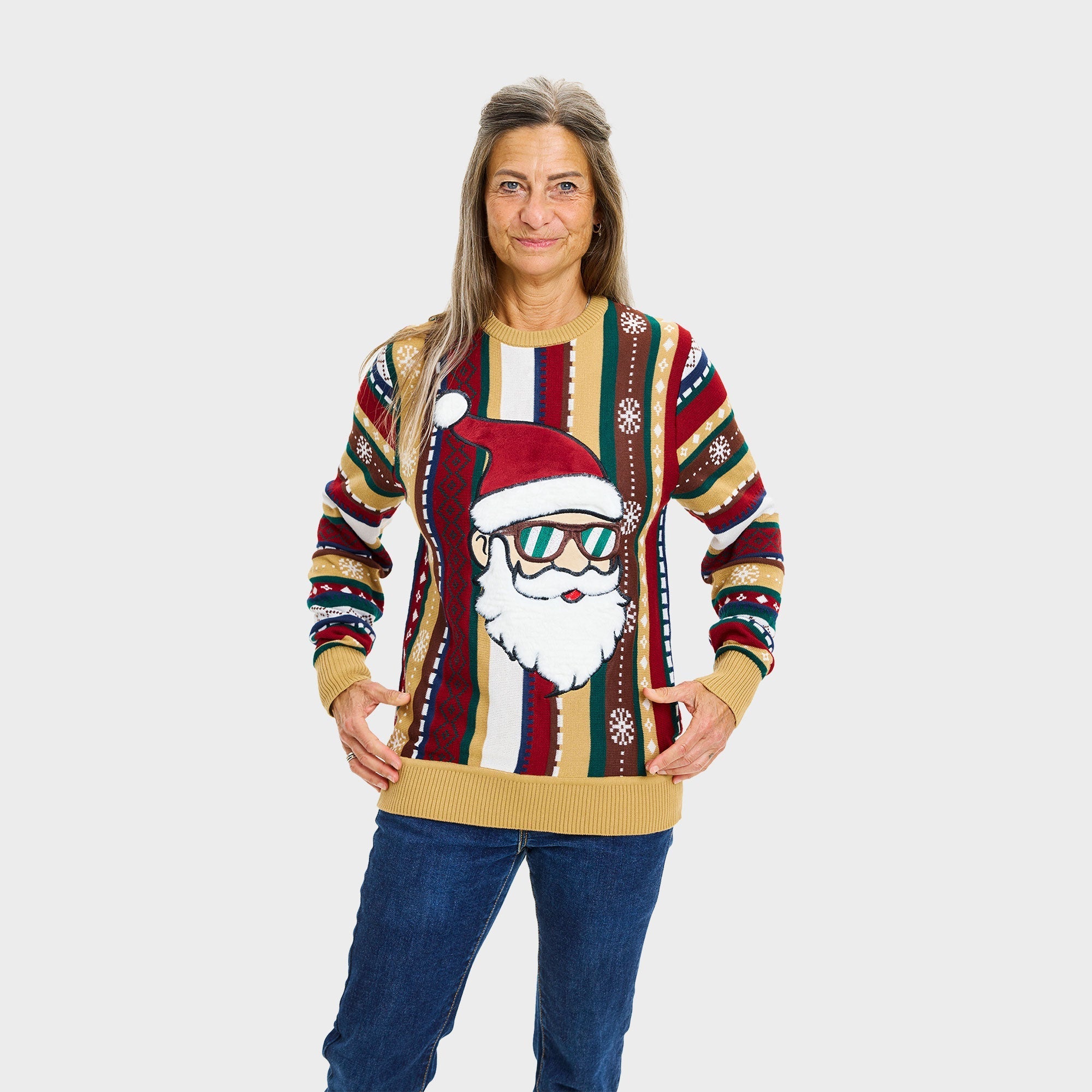 De hippe kersttrui – Dames