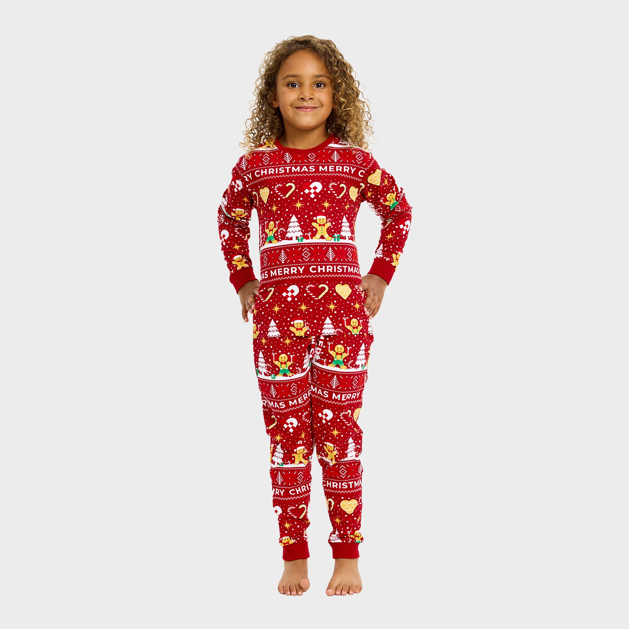 Christmas Cookie Pyjamas Red – Kids