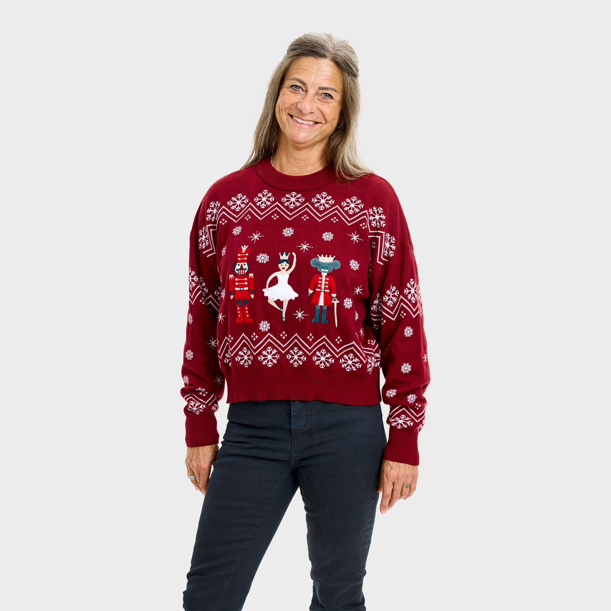 Nutcrackerish Christmas Sweater – Women
