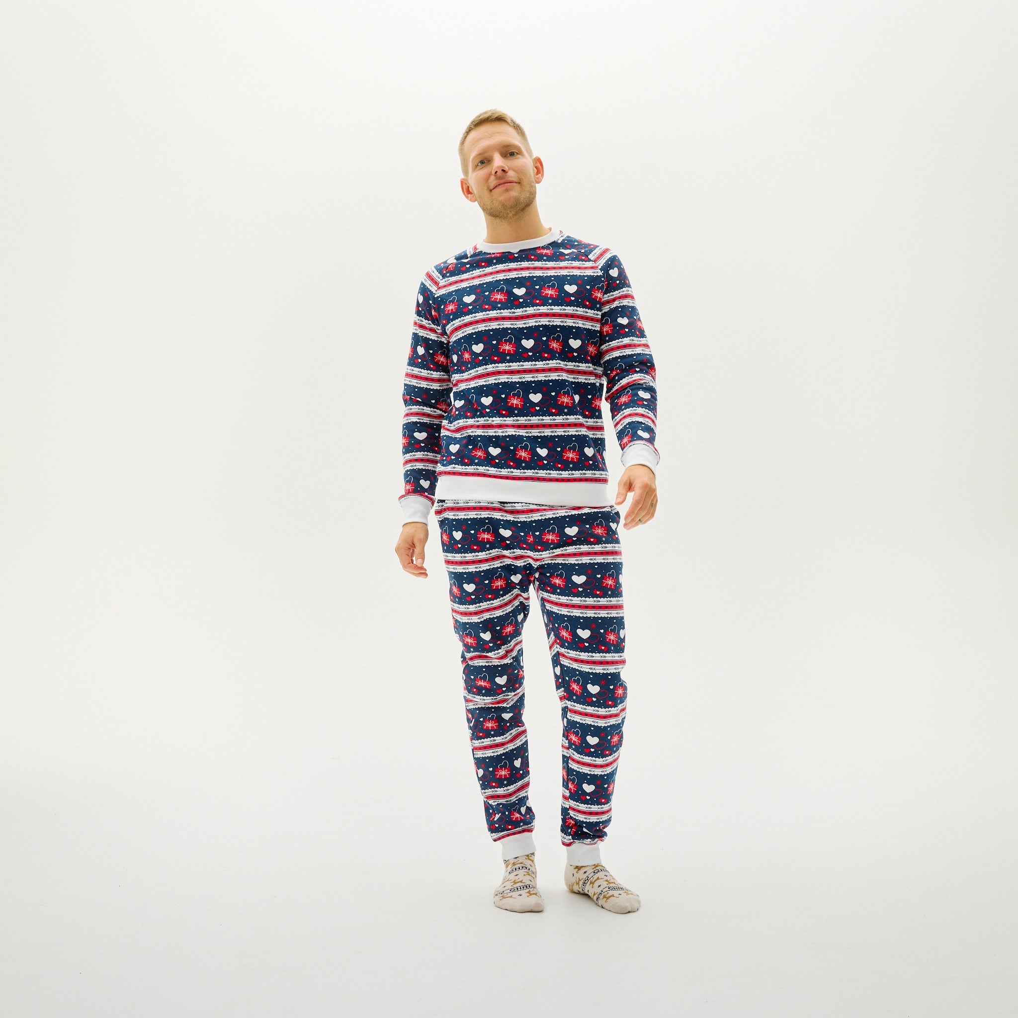 Valentijnsset Navy - Heren