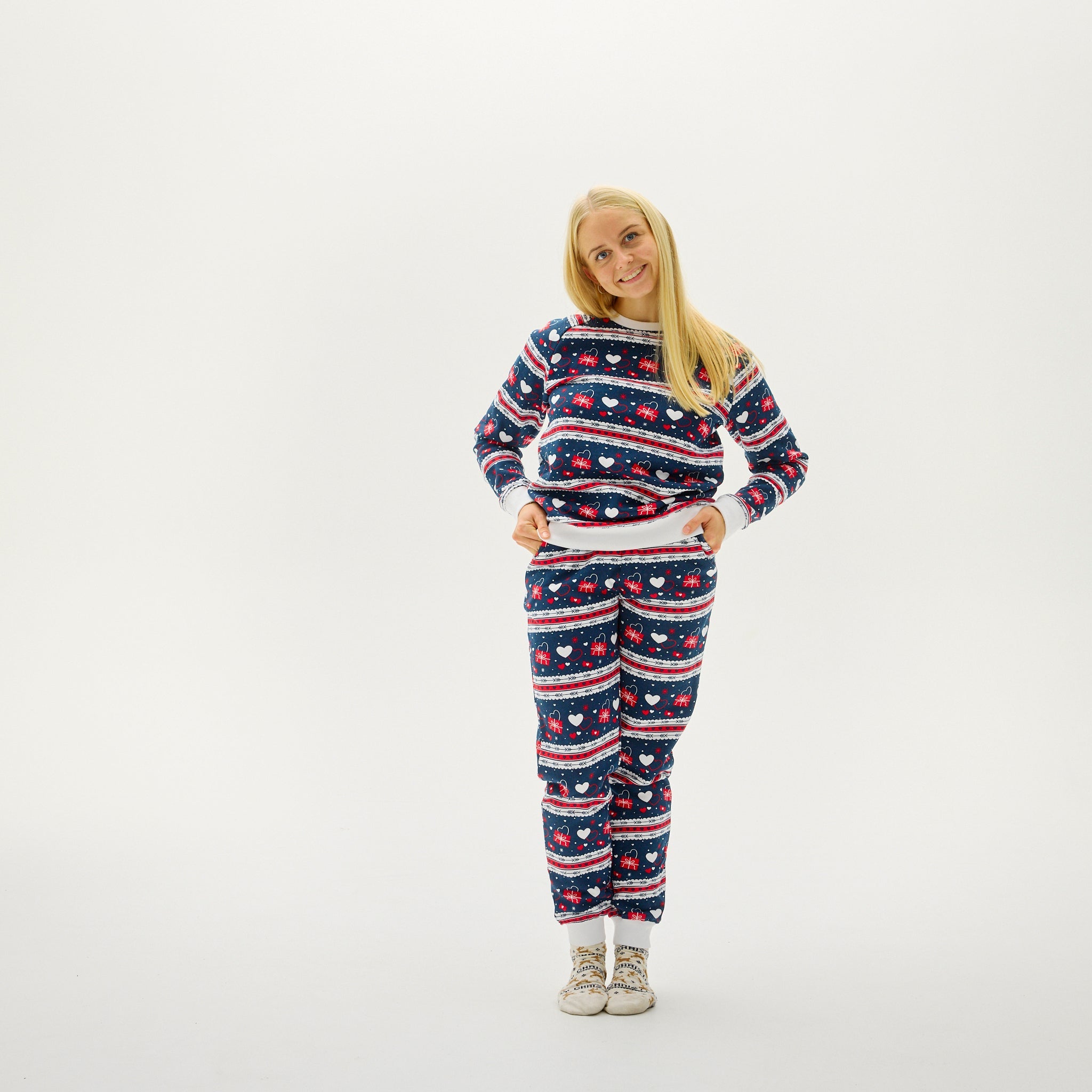 Valentijnsset Navy - Dames